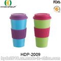 Tasse de café en fibre de bambou biodégradable de différentes couleurs 2016 (HDP-2009)